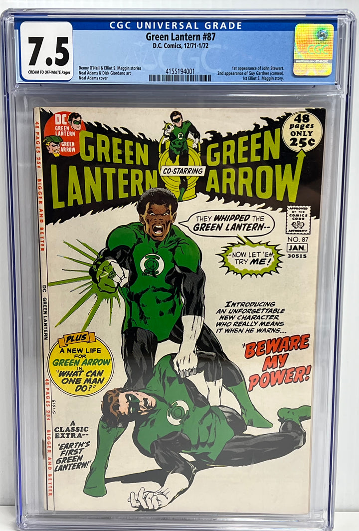 Green Lantern #87 CGC 7.5