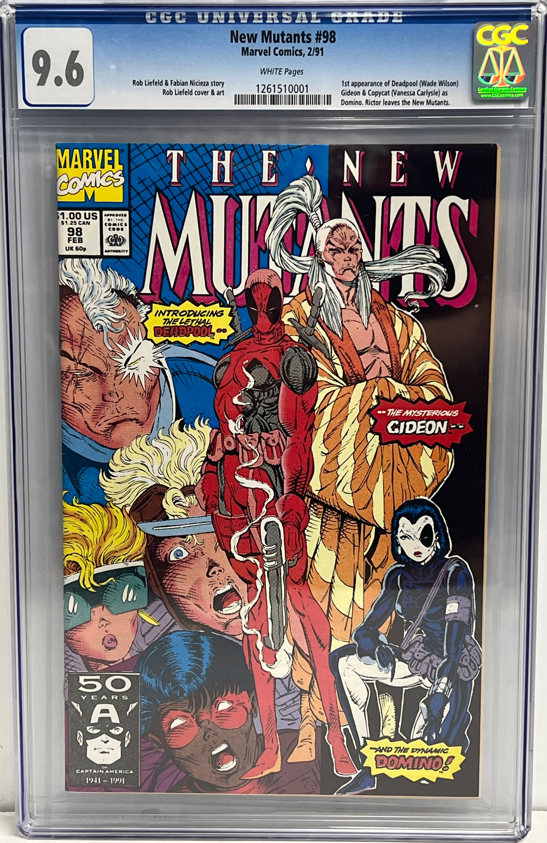 New Mutants #98 CGC 9.6
