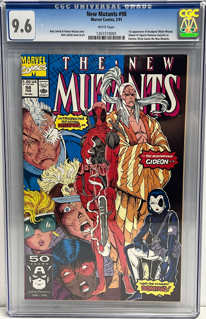 New Mutants #98 CGC 9.6