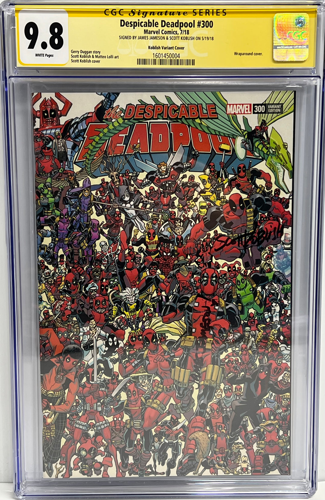 Despicable Deadpool #300 CGC Signature Series 9.8
