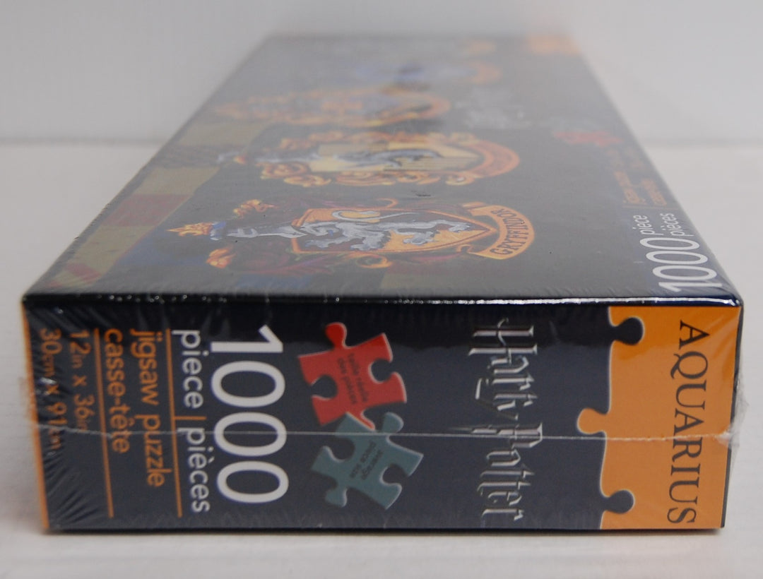 Harry Potter Crests Slim Jigsaw Puzzle 1000 Pieces 12x36in