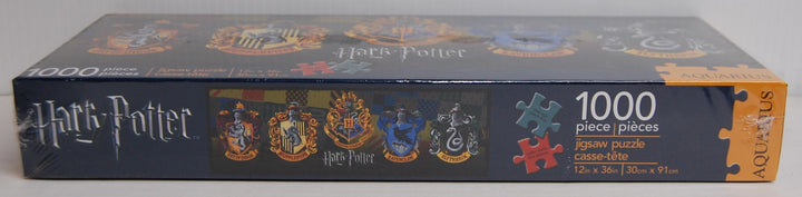 Harry Potter Crests Slim Jigsaw Puzzle 1000 Pieces 12x36in