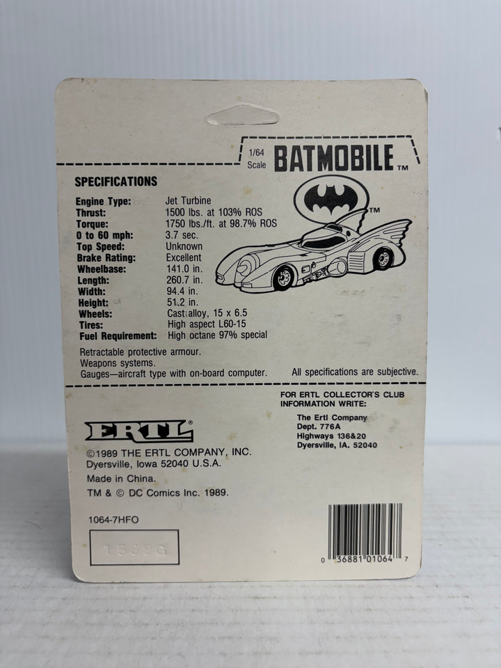 Batman 1989 - 1:64 Batmobile (Toy Fair Special Edition) MOC