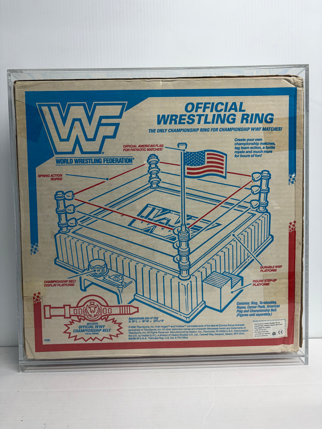 WWF Official Wrestling Ring MISB (w/ Acrylic case)