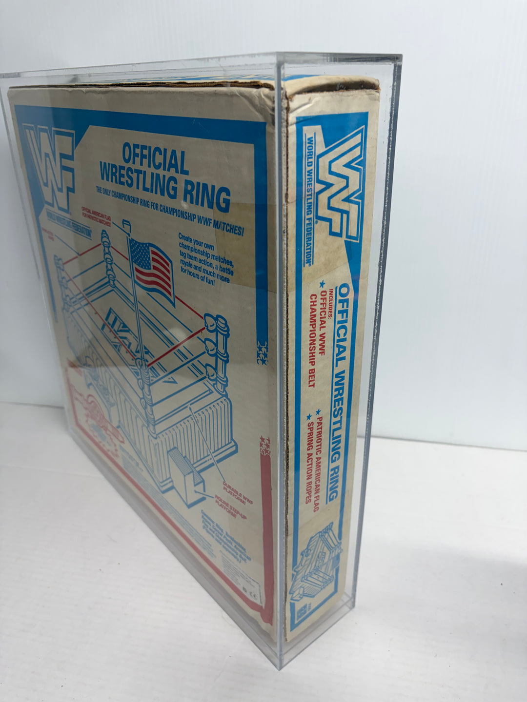 WWF Official Wrestling Ring MISB (w/ Acrylic case)