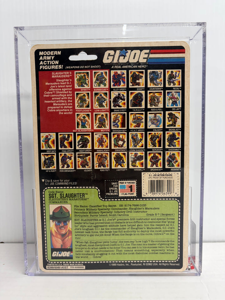 GI Joe ARAH - SGT. Slaughter (Slaughter's Marauders Commander) AFA 80 nm