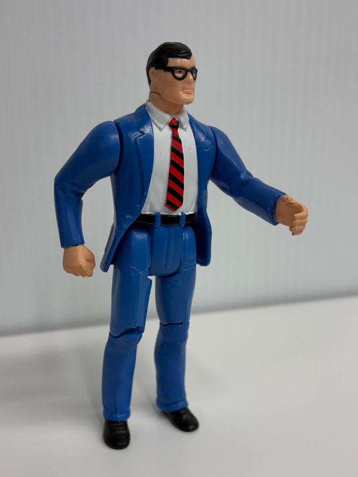 Super Powers (1986) Clark Kent Mail Away action figure w/mailer box