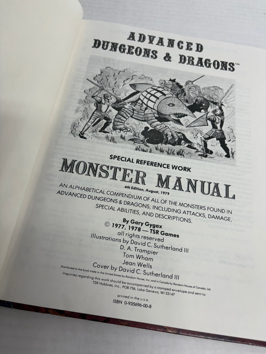 Advanced Dungeons & Dragons: Monster Manual - 4th Edition