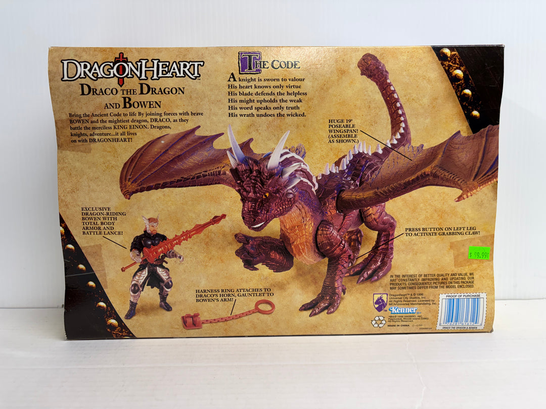 Dragonheart - Draco the Dragon and Bowen MISB