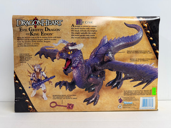 Dragonheart - Evil Griffin Dragon and King Einon MISB