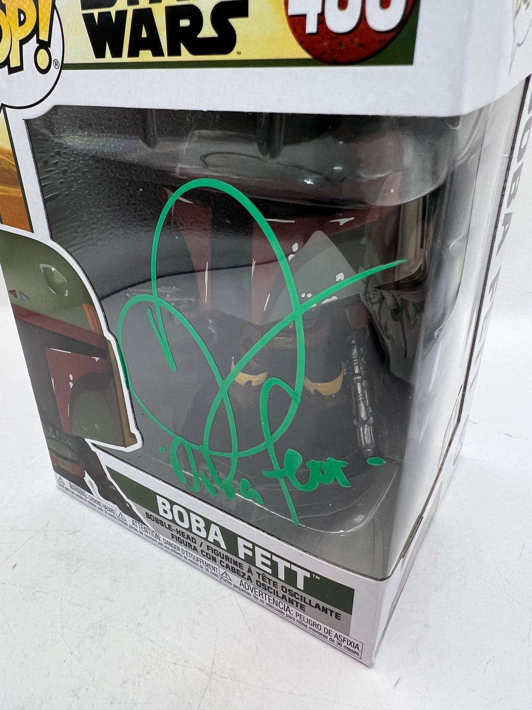 POP Star Wars - Boba Fett #480 signed by Daniel Logan (w/cert)