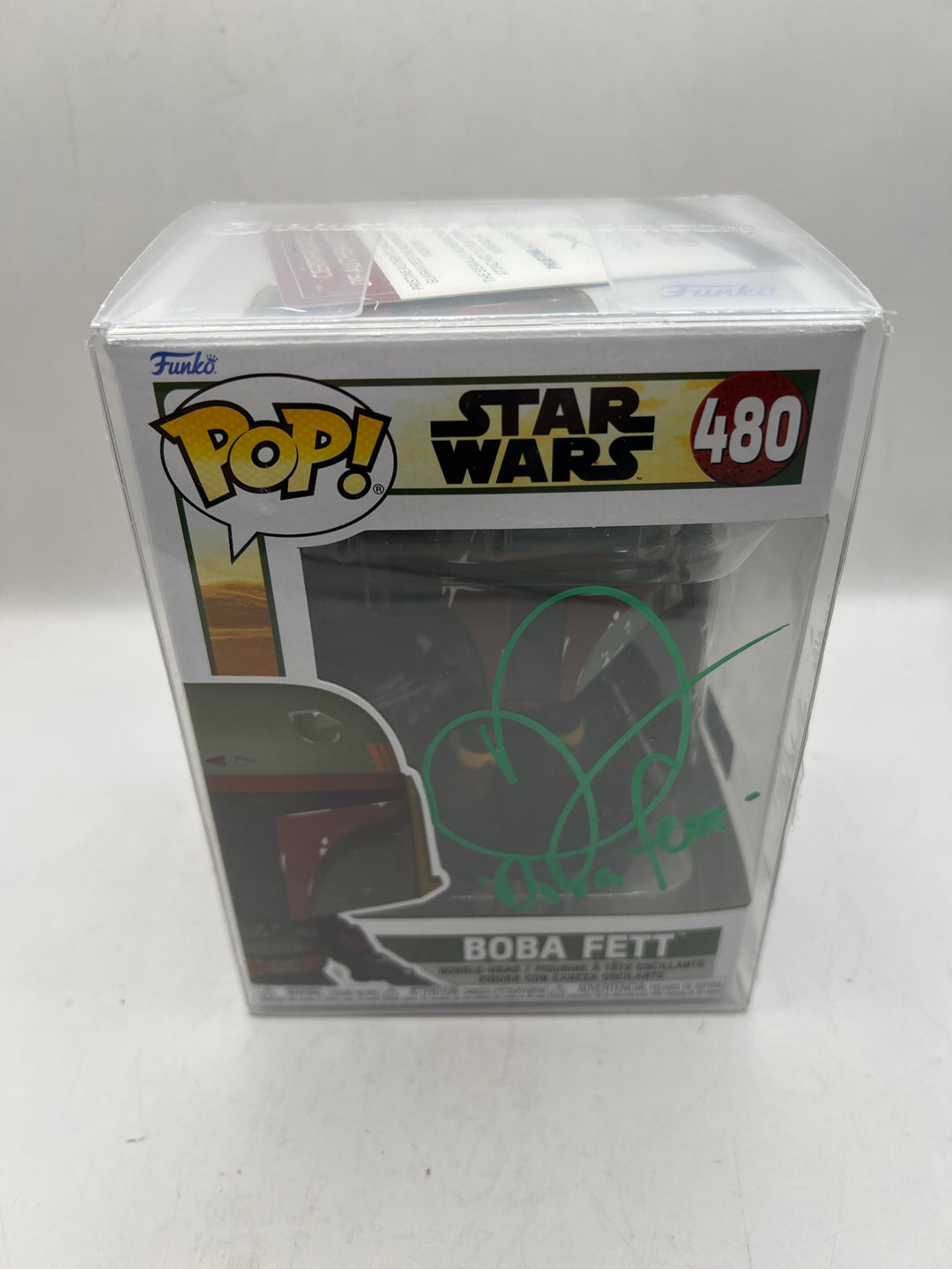 POP Star Wars - Boba Fett #480 signed by Daniel Logan (w/cert)