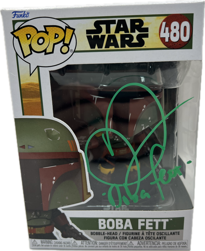 POP Star Wars - Boba Fett #480 signed by Daniel Logan (w/cert)