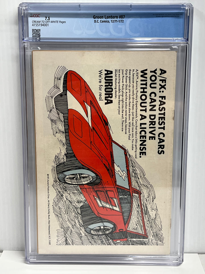 Green Lantern #87 CGC 7.5