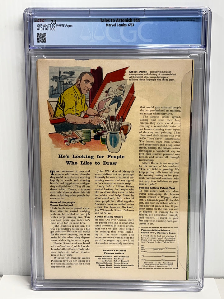 Tales to Astonish #44 CGC 7.5