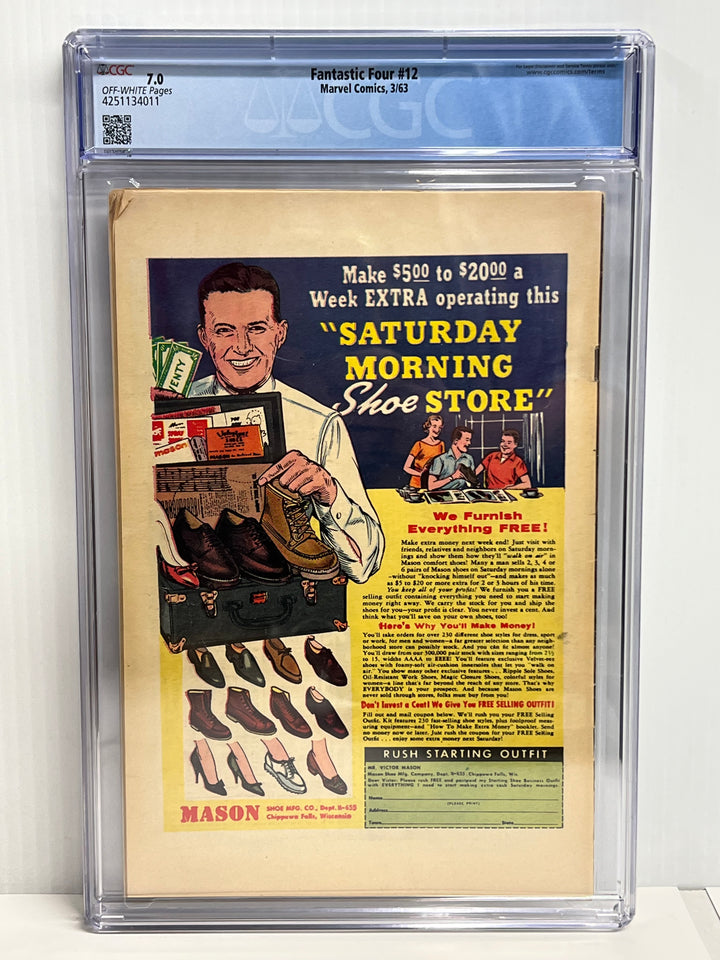 Fantastic Four #12 CGC 7.0