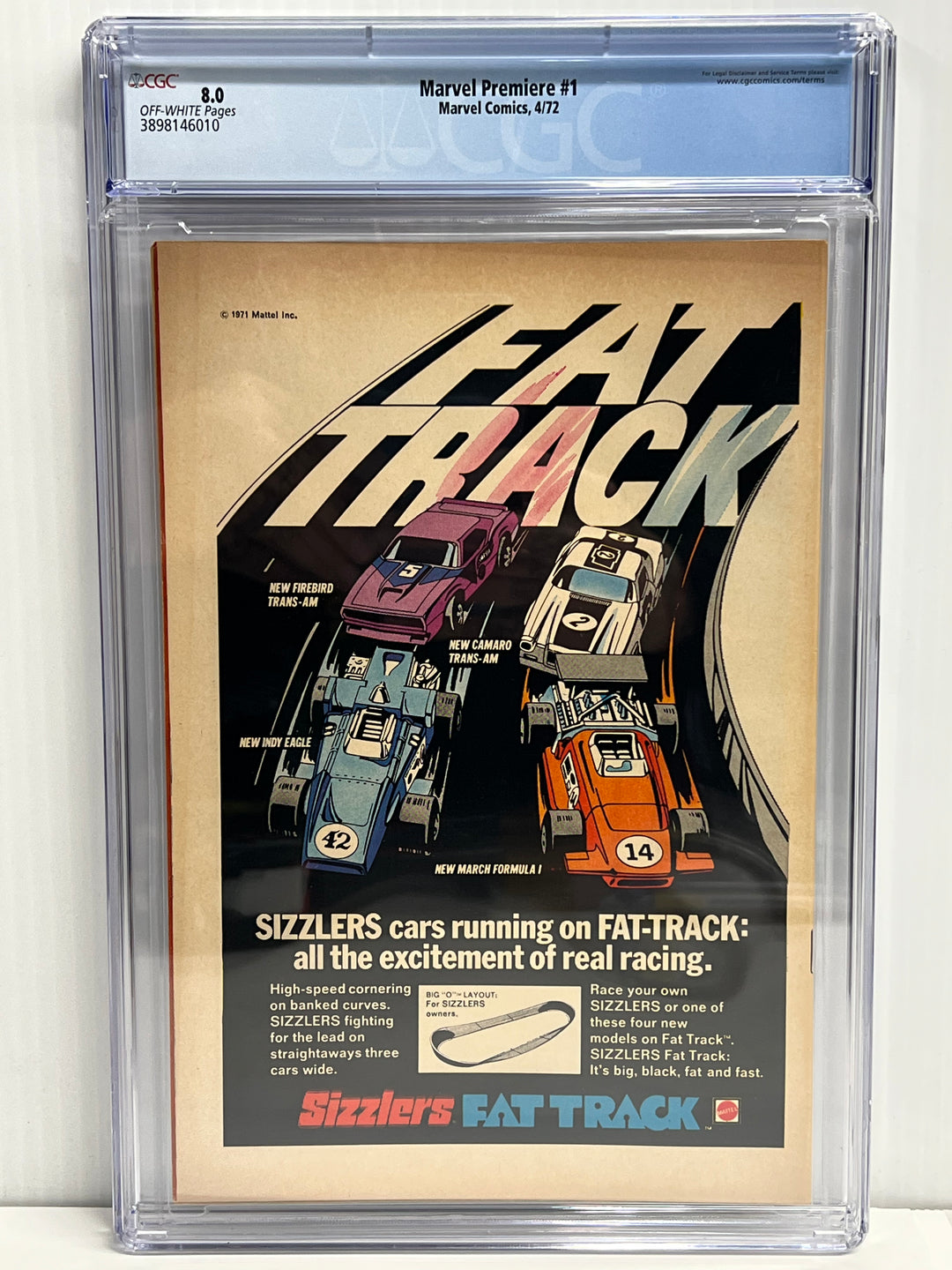 Marvel Premiere #1 CGC 8.0