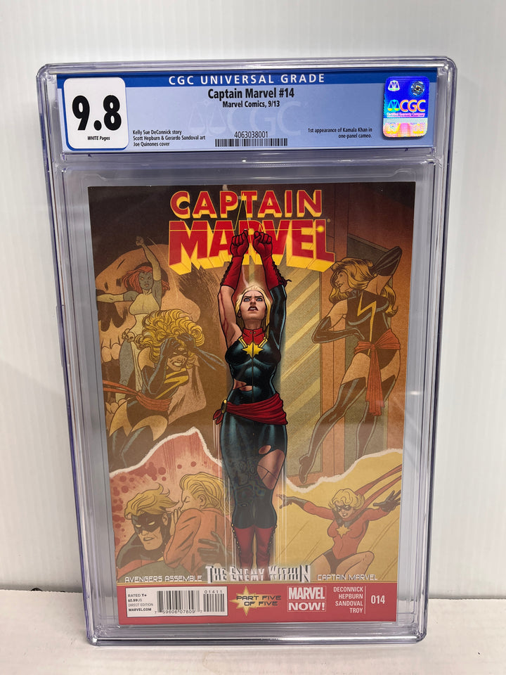 Captain Marvel #14 CGC 9.8