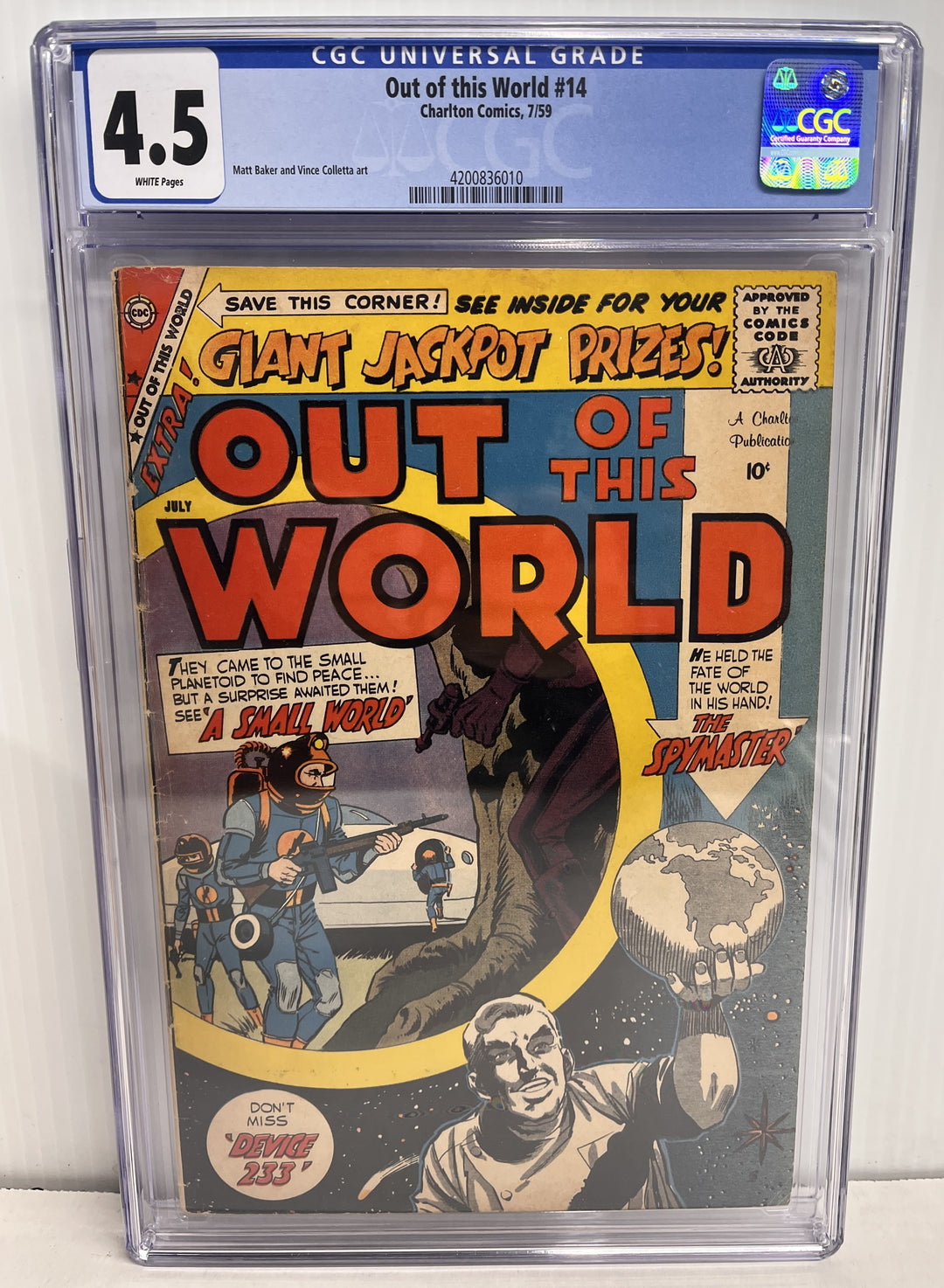 Out of this World #14 CGC 4.5