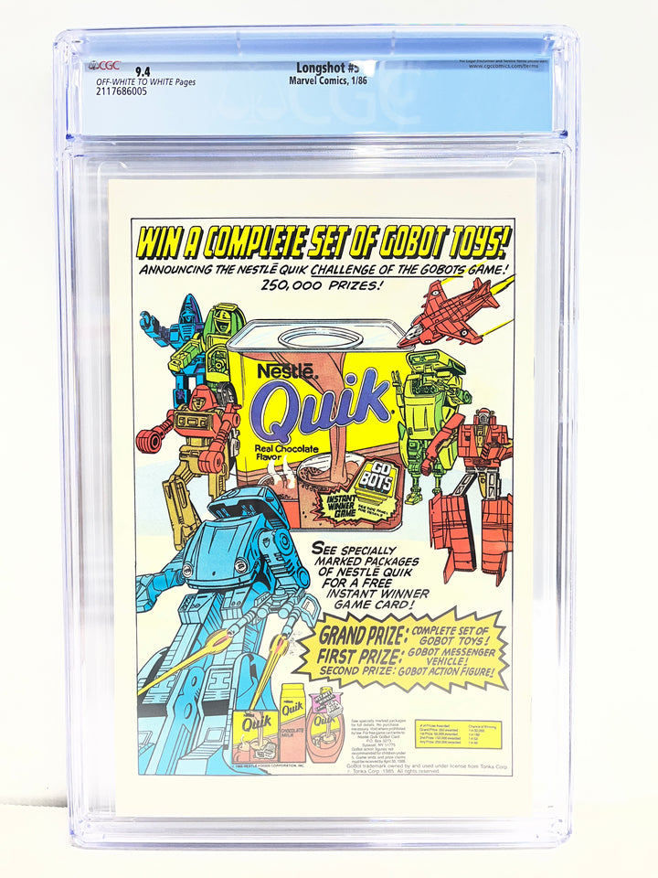 Longshot #5 CGC 9.4
