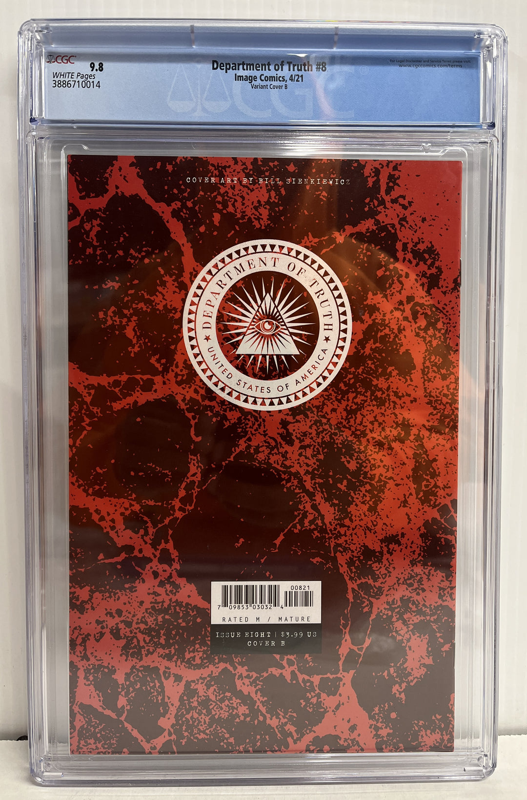 Department of Truth #8 CGC 9.8