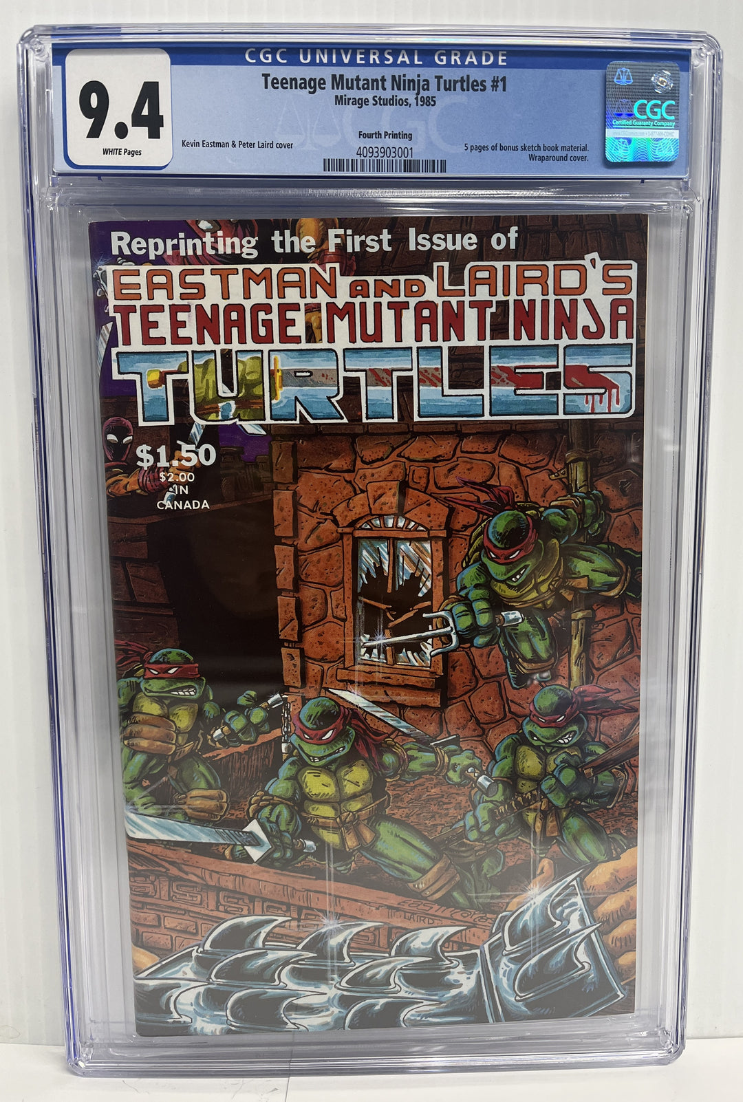 Teenage Mutant Ninja Turtles #1 CGC 9.4