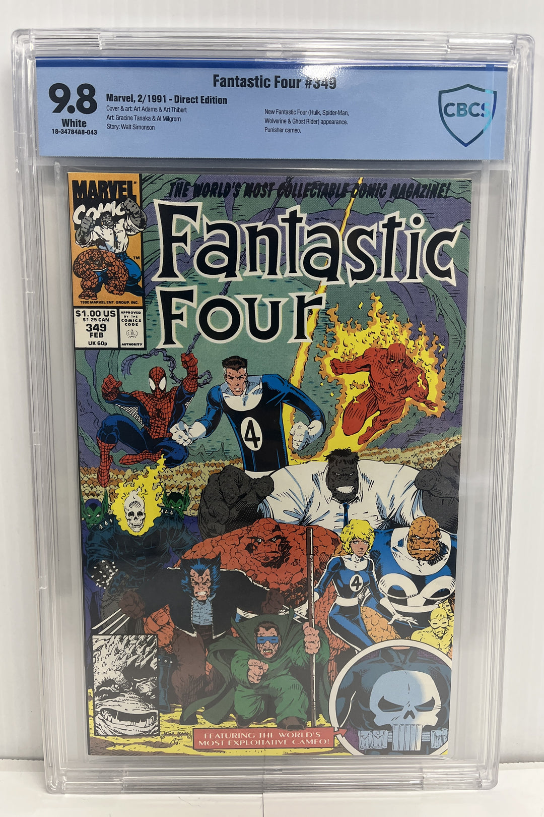 Fantastic Four #349 CBCS 9.8