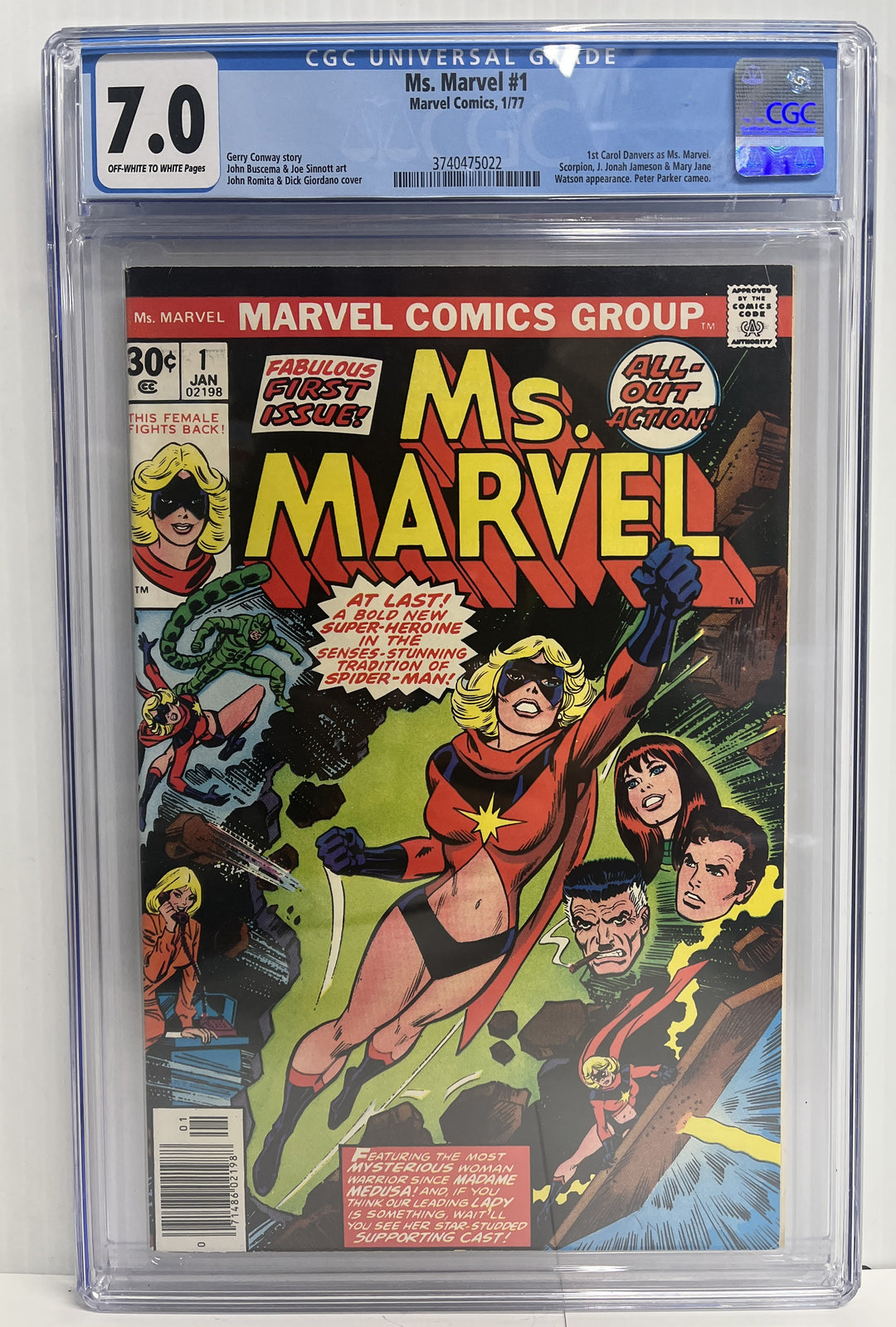 Ms. Marvel #1 CGC 7.0