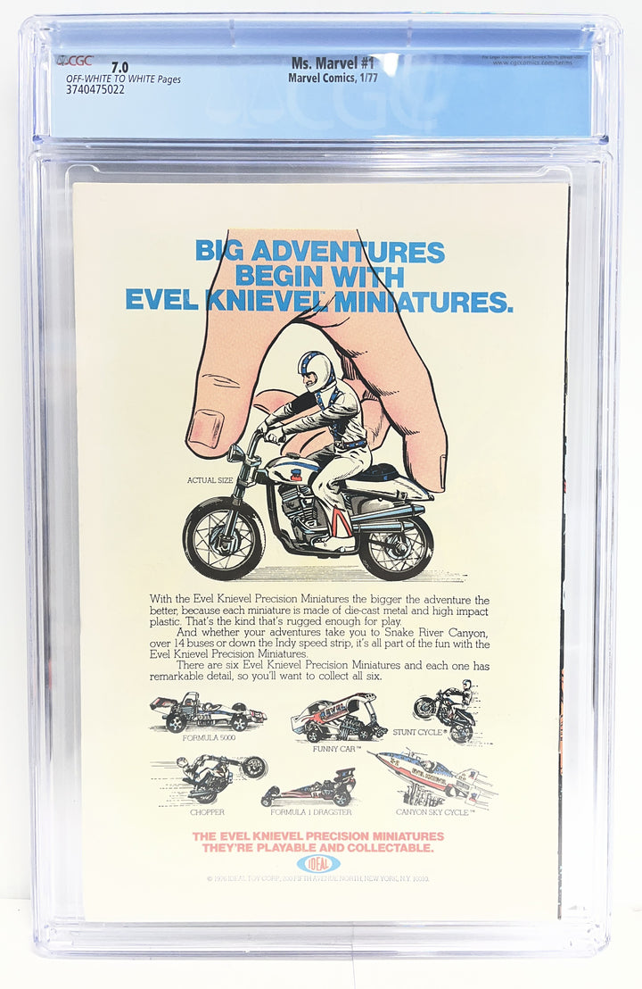 Ms. Marvel #1 CGC 7.0