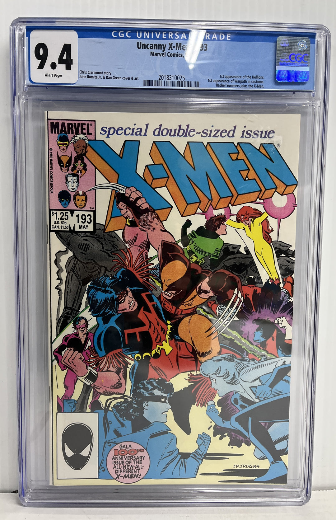 Uncanny X-Men #193 CGC 9.4