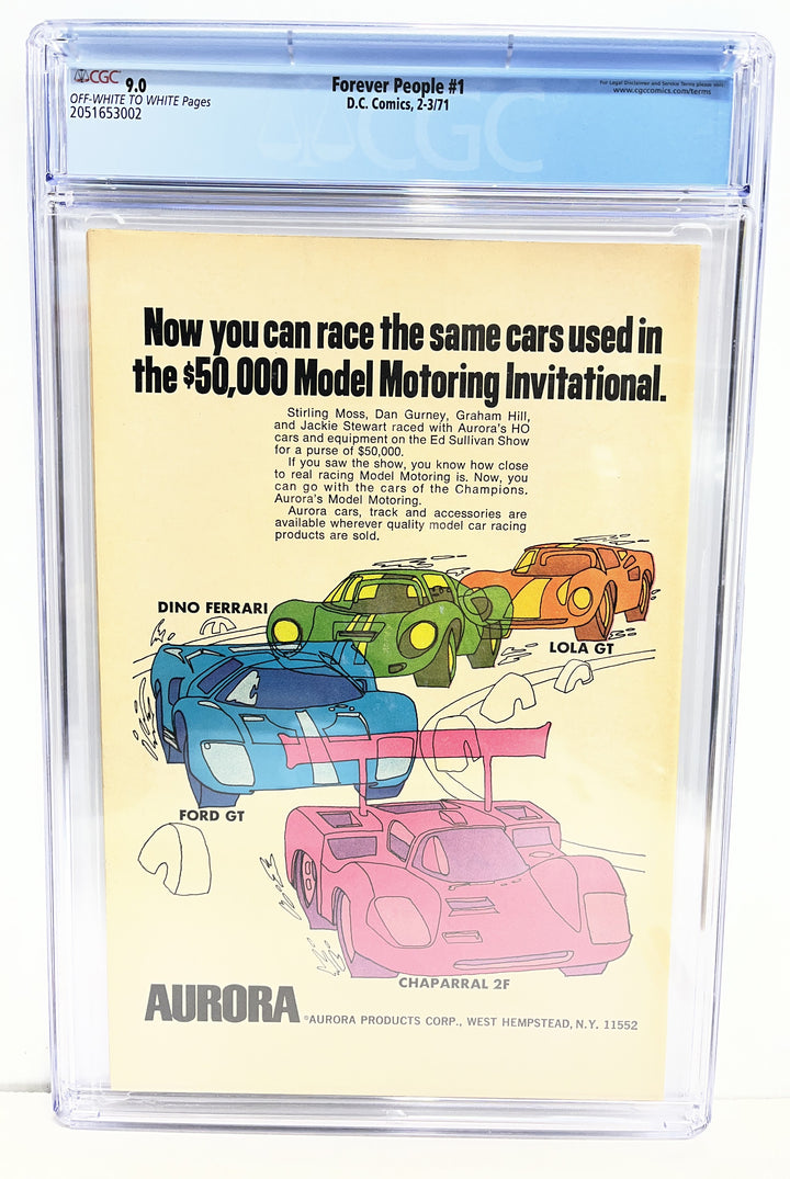 Forever People #1 CGC  9.0