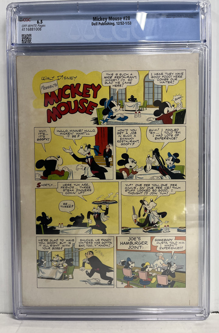 Mickey Mouse #28 CGC 6.5