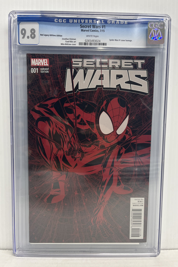 Secret Wars #1 CGC 9.8