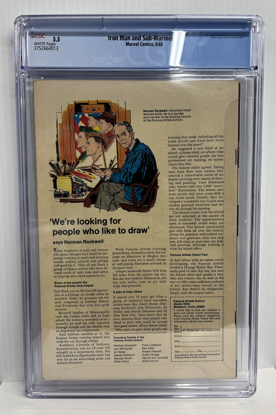 Iron Man and Sub-Mariner #1 CGC 5.5