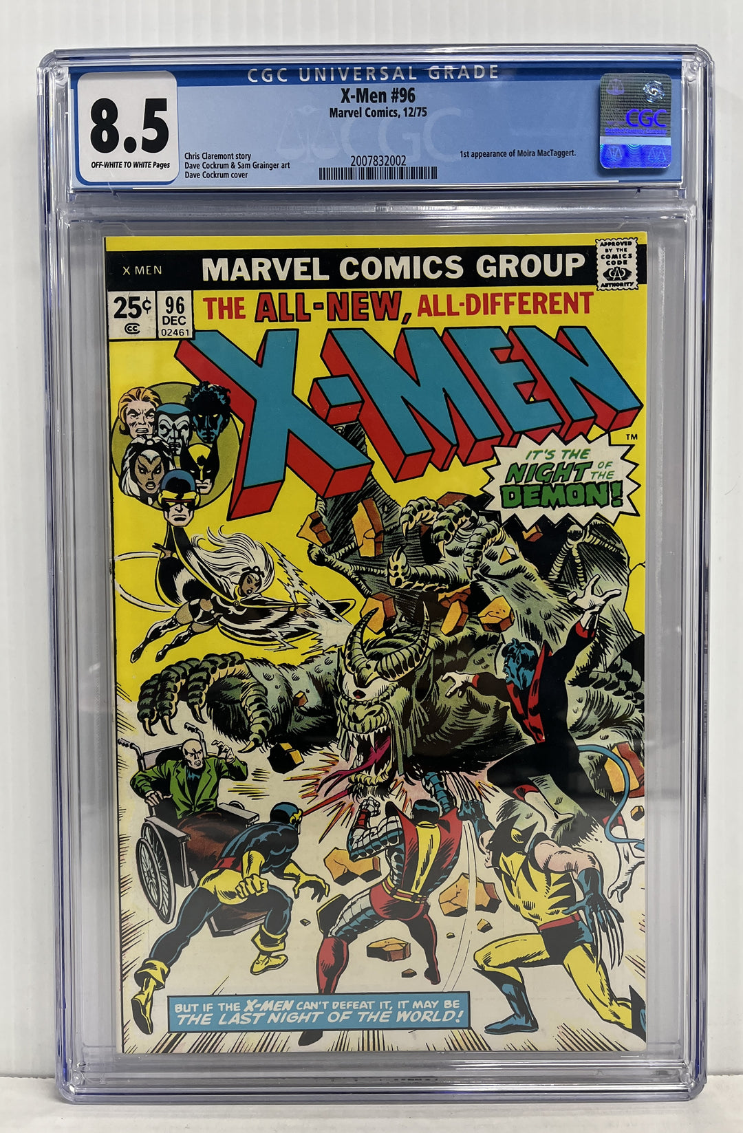 X-Men #96 CGC 8.5