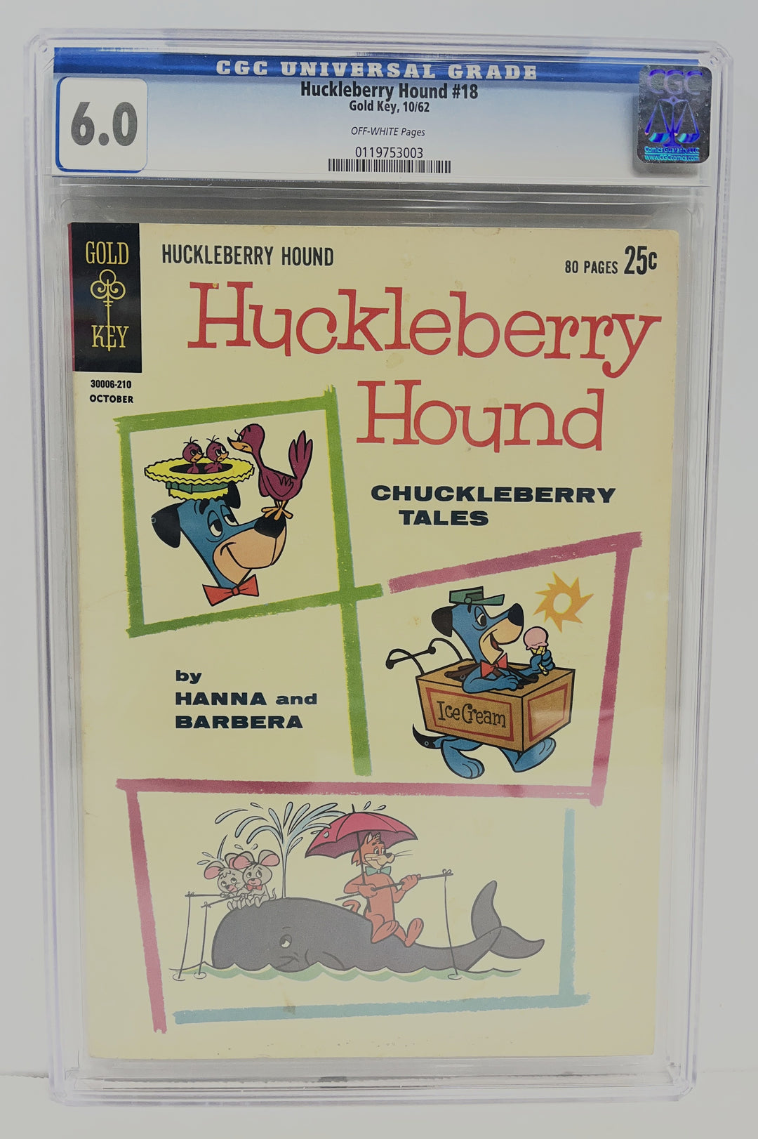 Huckleberry Hound #18 CGC 6.0