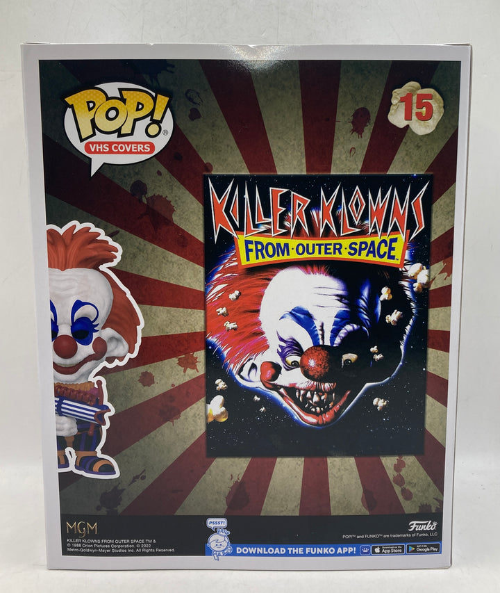 POP VHS Covers Killer Klowns from Outer Space Rudy #15 Walmart Exclusive