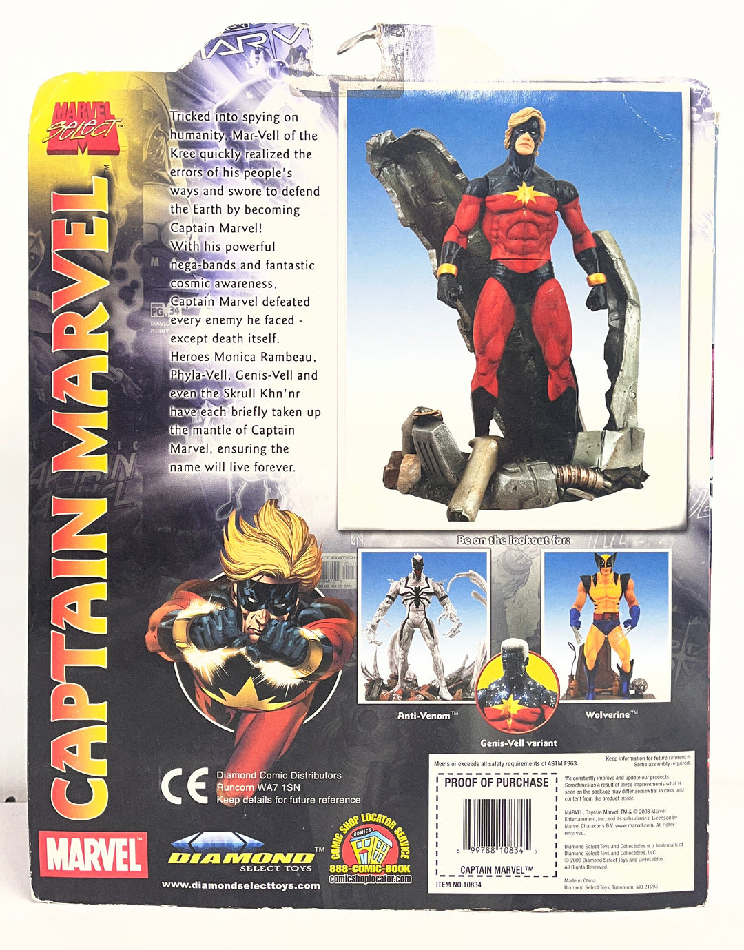 Marvel Select Captain Marvel (Mar-Vell) Action Figure