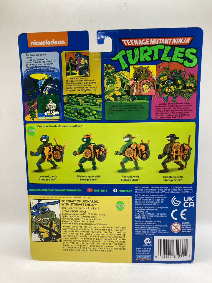 TEENAGE MUTANT NINJA TURTLES - Set of 4 - Storage Shell Figures