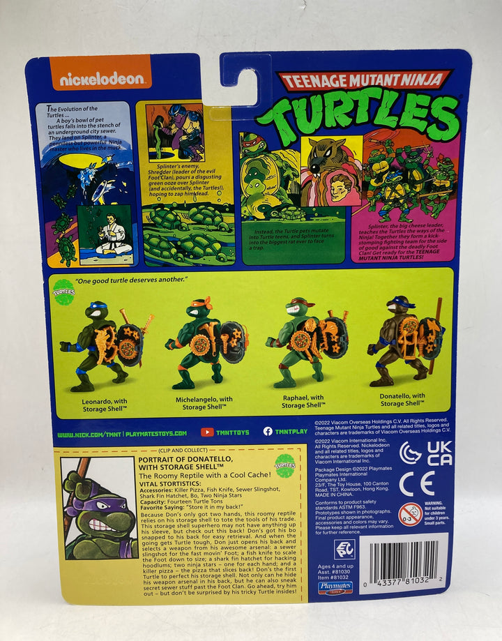 TEENAGE MUTANT NINJA TURTLES - Set of 4 - Storage Shell Figures