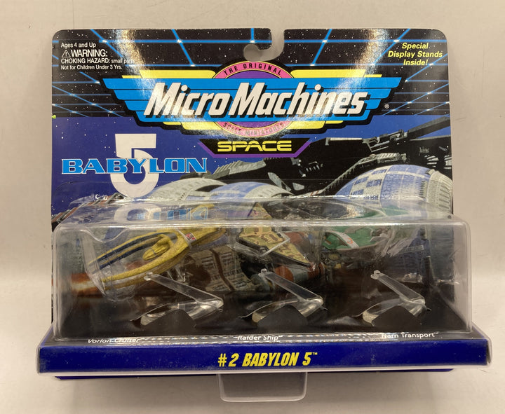 Micromachines Lot of 6 Babylon 5 Space Crafts 1994 1995