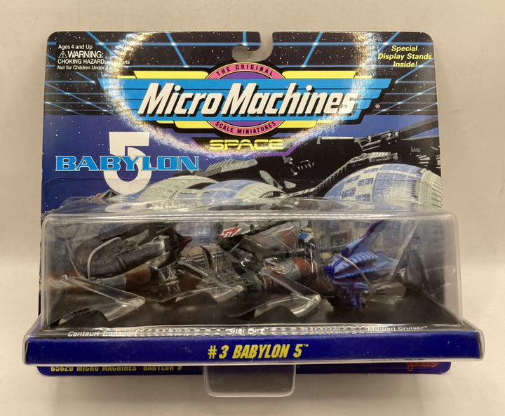 Micromachines Lot of 6 Babylon 5 Space Crafts 1994 1995