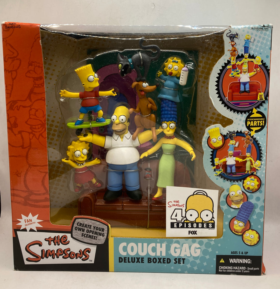 McFarlane Toys The Simpsons Couch Gag Deluxe Boxed Set 2006