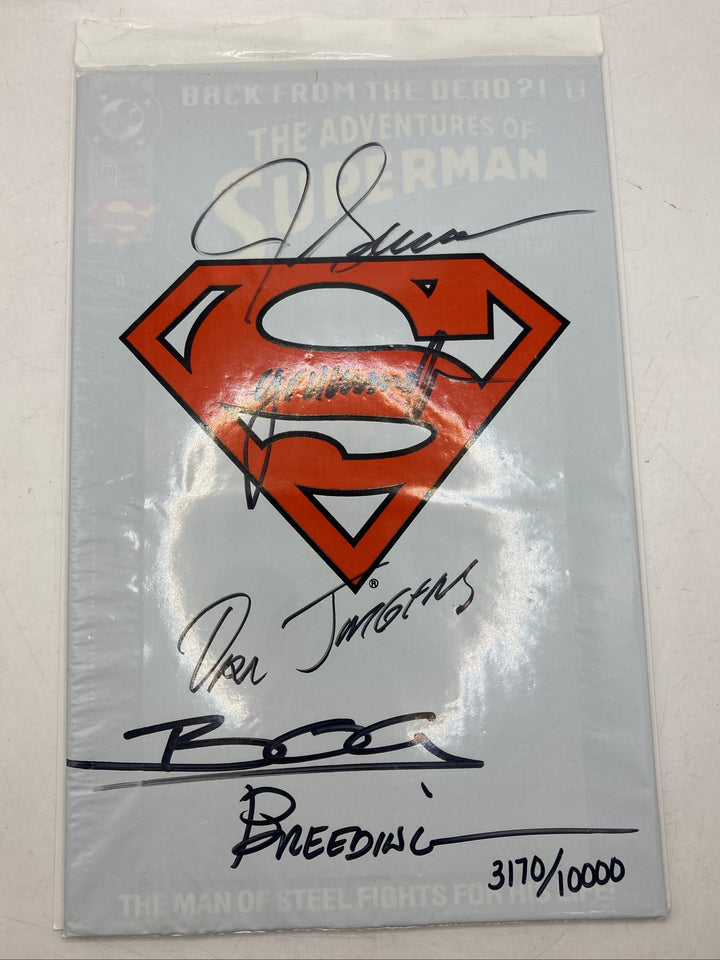 Adventures of Superman #500 - Signed - Dynamic Forces COA 3170/10000