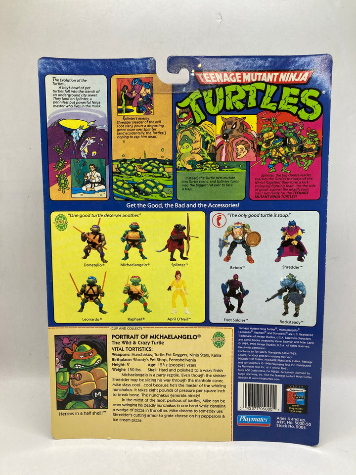 Teenage Mutant Ninja Turtles Michaelangelo 1998 Reissue