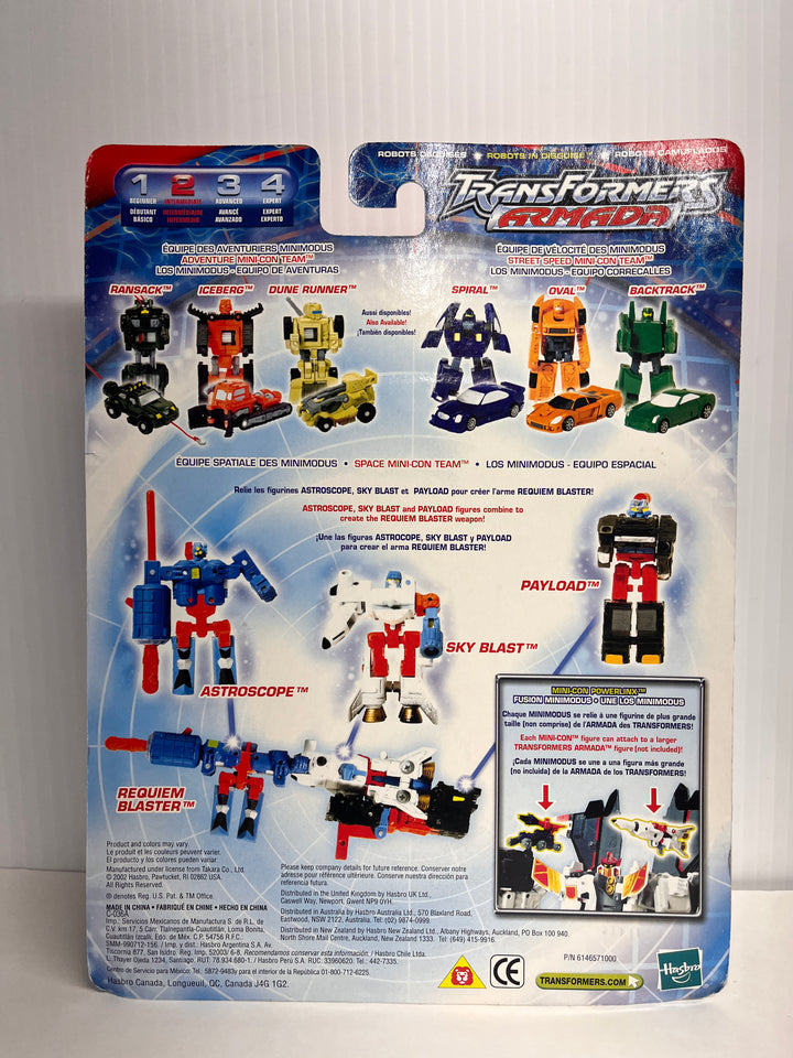 Transformers Armada - Astroscope, Payload, Sky Blast Mini-cons 3-Pack