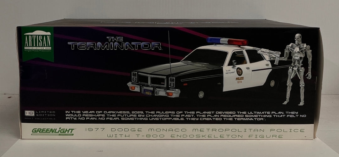 The Terminator(1984) - 1977 Dodge Monaco Metropolitan Police w/ T-800 Endoskeleton *Incomplete*