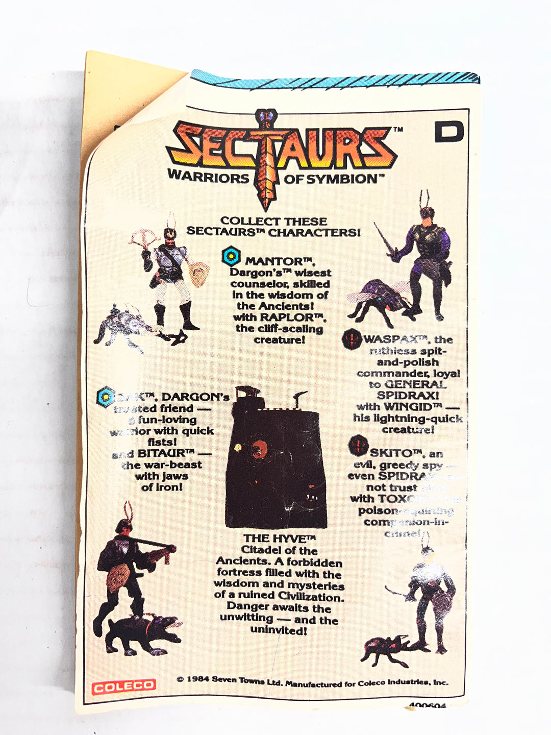 Sectaurs - Pinsor and Battle Beast Complete