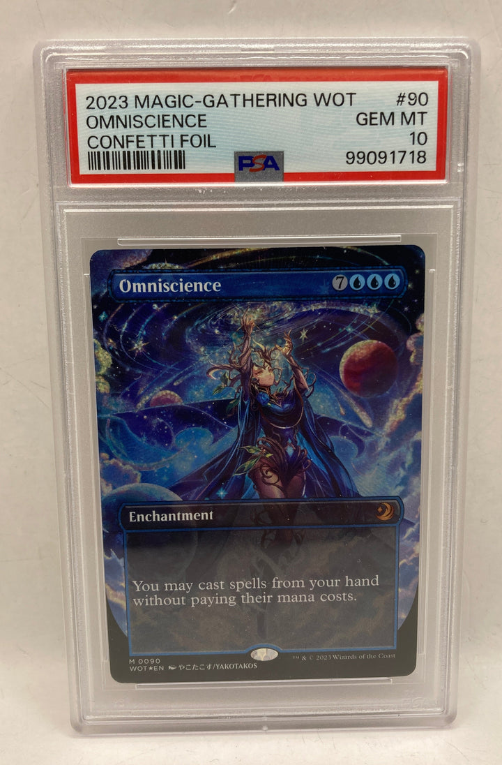 2023 Magic WOT Omniscience - #90 Confetti Foil PSA 10 GEM MT