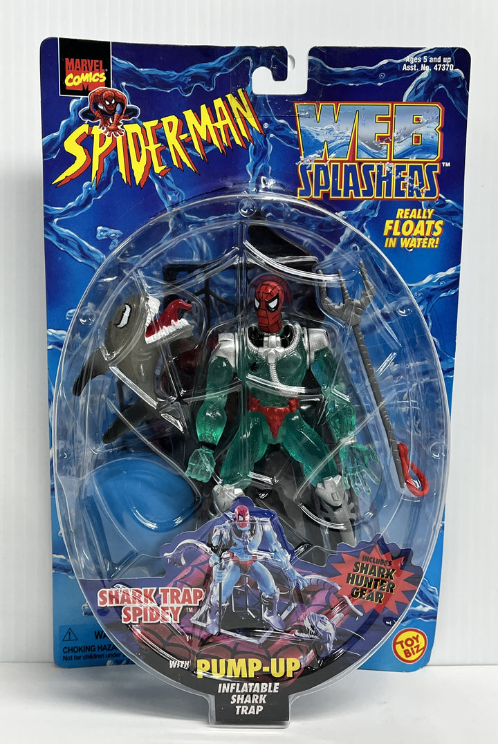 Spider-Man Web Splashers Action Figure w/ Inflatable Shark Trap